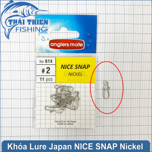 Khóa Lure Snap Japan Nice Snap Nickel