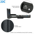 JJC MHG-XPRO3 Tay Cầm Bằng Kim Loại Chắc Chắn Giá Đỡ Tay Cầm An Toàn Cho Máy Ảnh Fuji Fujifilm X-PRO3 X-PRO2 X-PRO1 XPRO3 XPRO2 XPRO1, Thiết Kế Tấm Chống Trượt, Thiết Kế Tấm Tháo Nhanh Loại Arca. 