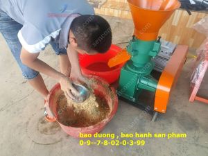 Máy ép cám viên s160 sử dụng điên 220v 3.5kw