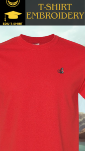 T-SHIRT EMBROIDERY of Crazy DRAGON Tees Tshirt