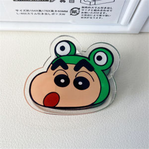 LVYIMAO 50% OFF💥Cute Crayon Shin-Chan Pp Memo Paper Folder ซานริโอ คลิปอะคริลิกบันทึกคลิปกระดาษทดสอบคลิป คุโรมิ หน้า