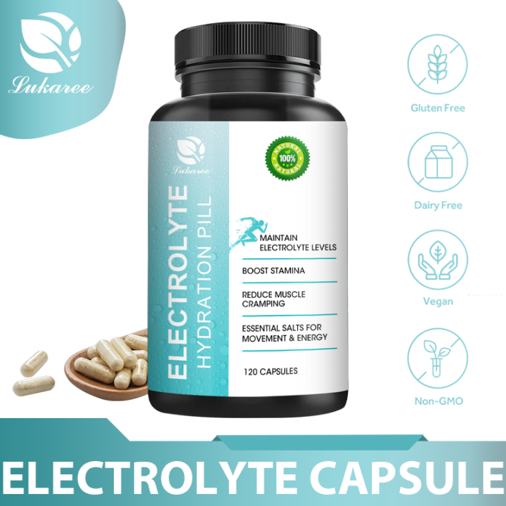 Electrolyte Salt Capsules with Sodium, Chloride, Potassium Ions for