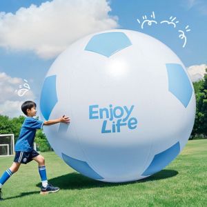 CUBBY Slow Rising Squeeze Hand Ball Toys Sensory Integration Training Inflatable Soccer Ball Sport Game Toy Upgrade and Thicken Giant Inflatable Balloon Children