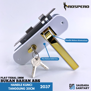 Gagang Kunci Pintu Tanggung 20cm / Prospero Handle Pintu Rumah Minimalis |2036|2035|2037