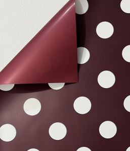 20 Lembar Flower Wrapping Polkadot Cellophane Kertas Buket Pembungkus Bunga Waterproof KB11