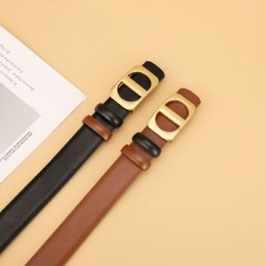 【Gift Box】Belt for Woman 2.5cm Reversible Genuine Leather Waist Belts for Pants Jeans Plus Size Fashion Accessories for Lady Gift for Her