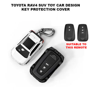 MOOGU Toyota Corolla CROSS TOY CAR Design Car Key Remote Protection Key Cover Casing for Toyota Corolla Cross / Cross Hybrid / Altis / Camry / CHR