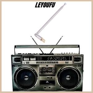 LEYOUFU เสาอากาศวิทยุ AM แบบยืดหดได้4ส่วน1ชิ้นเสาอากาศวิทยุหัวอเนกประสงค์ก้านดึงวิทยุ