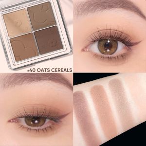 Judydoll 橘朵 4-Color Eyeshadow Palette Eye Makeup Long-lasting Waterproof Smooth Powder Matte