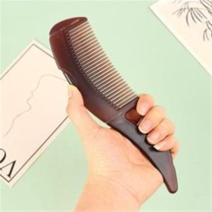 Lược Chải Tóc Thông Minh Tự Làm Sạch 2in1 – Răng Rỗng Gỡ Rối Cán Cong Massage Vai Gáy Thư Giãn