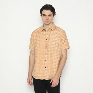 POLICE Kemeja Printing Cotton Soft Regular Fit Pria