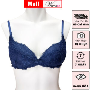Áo ngực WANNABE áo chíp ren mút mỏng không gọng nâng bằng lưới thoải mái suốt cả ngày ANR19