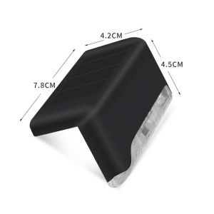 IPX5 Waterproof Stair Step Deck LED Solar Lamp Path Outdoor Garden Landscape Balcony Fence Light Lampu 户外太阳能篱笆围墙灯