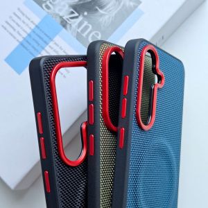 For Samsung Galaxy S26 Ultra Case Hard PU Leather Wireless Charging Protective Back Cover For Samsung S26 Plus Shell