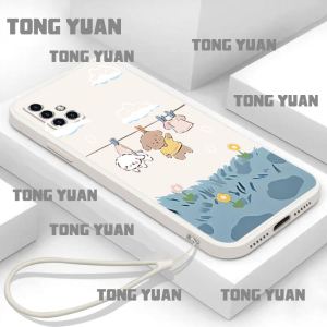 เคส Samsung A51 4G M40S A515F TPU เคสซิลิโคนนิ่มน่ารักสุดๆโทรศัพท์เคสทนกระแทกฟรีสายคล้อง