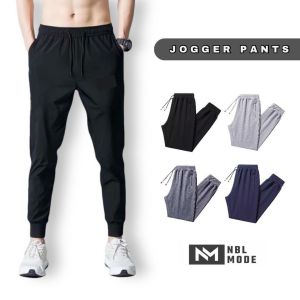 Celana Joger dapat 4 Pcs Panjang Training Pria Wanita Jogger Sport Olahraga Zipper Fleece