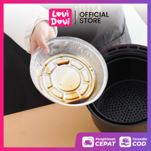 Mangkok Alumunium Foil Tray Tahan Panas Anti lengket Alas Baking Berbagai Ukuran Isi 10 Pcs/ Mangkok Baking