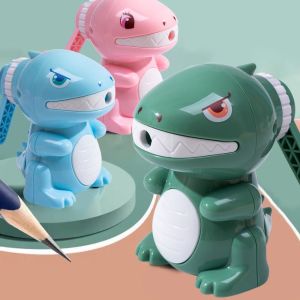 LKMART คาวาอิ การ์ตูนลายการ์ตูน ปรับได้ปรับได้ เข้าสู่ตะกั่วโดยอัตโนมัติ ไดโนเสาร์ไดโนเสาร์ไดโนเสาร์ มัลติฟังก์ชั่ ที่เหลาดินสอ อุปกรณ์การเรียนสำนักงาน เครื่องเขียนสำหรับนักเรียน เครื่องเหลาเครื่องกล