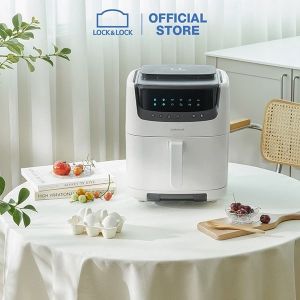 [HÀNG CHÍNH HÃNG] Nồi chiên không dầu kết hợp chức năng hấp Lock&Lock Steam Air Fryer 7L – EJF881IVY (Ngà)