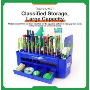 RAK PENYIMPANAN OBENG DAN ALAT SERVISE RELIFIE RL-001G - REPAIR TOOLS STORAGE BOX LARGE CAPACITY