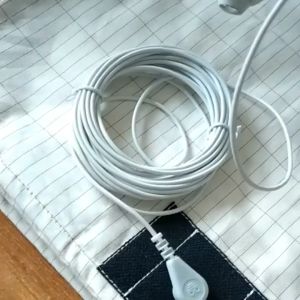 Grounding Sheet Earthing Sheet Classic Earthing Flat Sheet 90% Organic Cotton 10% Silver Fiber Improve Sleep Wellness