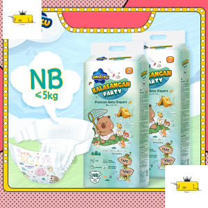 【BUY 1 TAKE 1】50Pcs Korea Baby Diaper Ultra Thin Diaper Pants Tape All Size