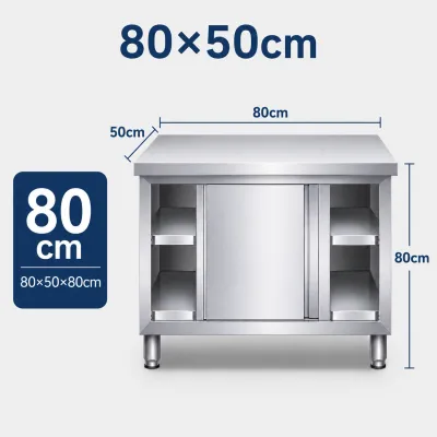 Rak Penyimpanan Dapur Susun Stainless Steel Lemari Panci Serbaguna Anti Karat Tebal Tahan Air Awet