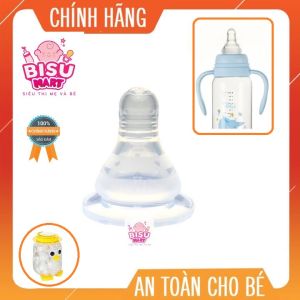 Núm vú cổ hẹp silicon siêu mềm Aki Size S M L Y