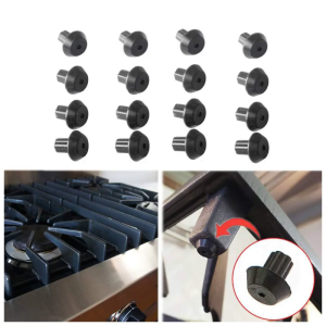 Gas Ranges Grate Cooktop Foot Bumpers Gas Stove Burners Rubber Feet Replacement Accessory Compatible for WB02T10461 AP26
