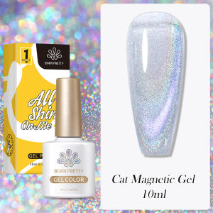 BORN PRETTY 10ml Cat Eye Gel Nail Art Polish Long Lasting Soak Off UV LED For Nail Art Gel DIY UV Gel Nail