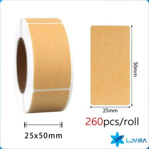 Kraft Paper Label Stickers DIY Baking Sealing Label Birthday Gift Decoration Tags 800/425/320/260Pcs