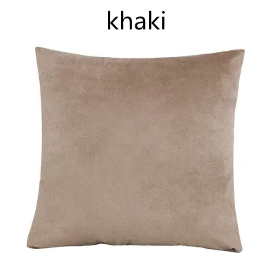 40x40 45x45 50x50 60x60 cm Square Large Velvet Plain Cushion Cover Throw Pillow Case Home Sofa Decor