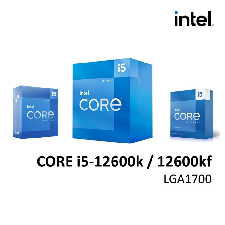 INTEL CORE I5 12600 / 12600K / 12600KF / 13600KF INTEL LGA1700 CPU ...