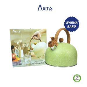 Teko Air Siul Ketel Ceret Bunyi Whistling Kettle Asta Marble 3 liter
