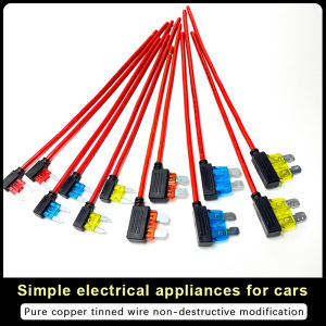 438178 ZXC Micro Standard ATM APM Blade Mini Medium Simple Safety Device 10A 15A 20A Car Fuse Holder Add-a-circuit TAP Adapter