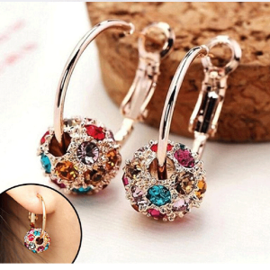 Lucky beads Colorful crystal ball beads detoxification transit beads