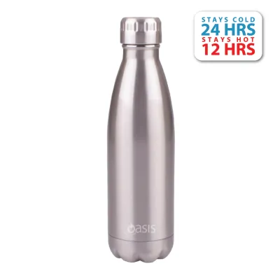 Oasis Stainless Steel Insulated Water Bottle 500ML (Solid)