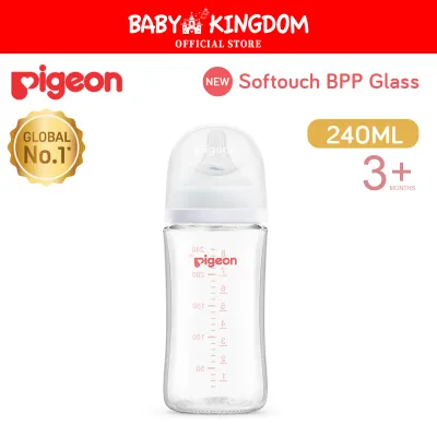 Pigeon SofTouch™ BPP Nursing Bottle Glass (160ml/240ml)