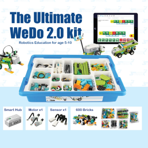 Lego Wedo 2.0 Compatible 600pcs Robotic Coding Kit by RYKEES