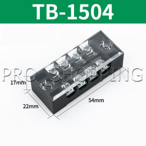 Pro เทอร์มินอล บล๊อก 15A 600V มีให้เลือกหลายขนาด TB1504 TB1505 TB1506 Terminal Block