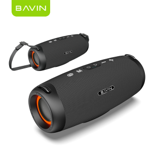BAVIN BM38 80W Portable Party BT 5.3 Wireless Speaker w/ 360° Sound | RGB Lights & 8000mAh Battery for Outdoor Parties