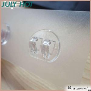 [JULYHOT] Wall Mounted Adhesive Hook Under Wire Shelf Rack Hanger Holder Clamp Organizer