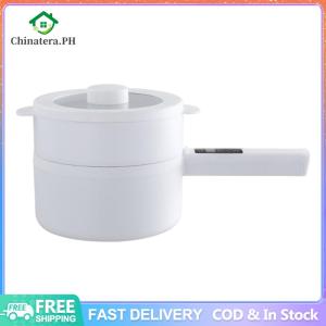 Nonstick Pan 2L Ramen Cooker Boil Dry Protection Multi-function Cooker with Steamer for Noodles Steak Eggs Stir Frying
