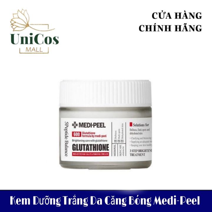 glutathione 600 kem dưỡng trắng da MEDI-PEEL Bio-Intense White Cream Frontiers | Effects of Pro series Size:20MG W/RECONSTITUTION (+$5.00)