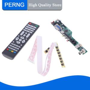 [PERNG] Tehe T.SK106A.03 Universal LCD TV Controller Driver Board V53 analog TV motherboard