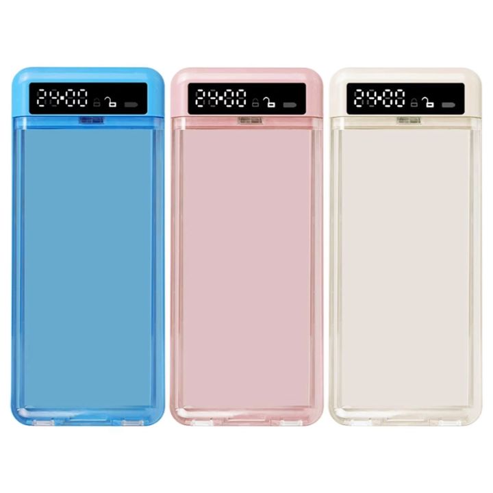 Usb Phone Box 【Latest model】New Phone Lock Box with Timer LCD Display T-Shaped ...