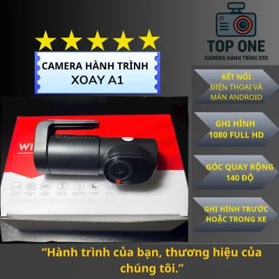 Camera Hành Trình A1 Xoay 360° HD Kết Nối Điện Thoại và màn Android