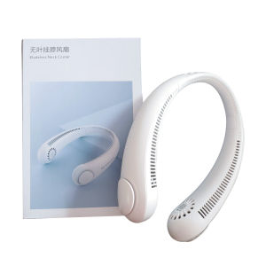 Portable Wearable Sports Mini Fan Neck Hanging Outdoor Adjustable Sport Strong Wind USB Battery Rechargeable Silicone ZY-A1