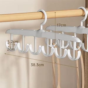 Multi-functional 12 Hook Large Load Hanger Can Be Rotated Hook Neat Clothes Hangers Multi-Purpose Closet Organizer Hanger