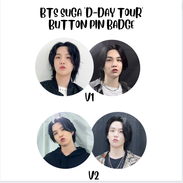 BTS SUGA ユンギ DDAY movie night バッジ BADGE BTS SUGA ユンギ DDAY movie night バッジ BADGE BTS SUGA ユンギ DDAY